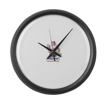 I feel Cheer for Thizzel Large Wall Clock