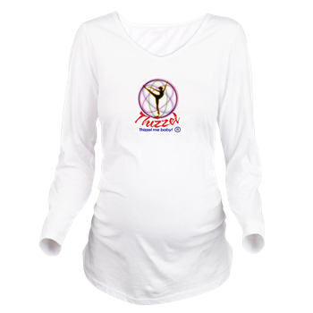 Thizzel Dancing Long Sleeve Maternity T-Shirt