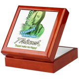 Thizzel make me Happy Keepsake Box