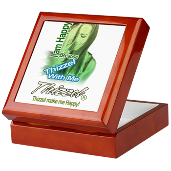 Thizzel make me Happy Keepsake Box