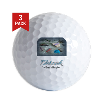 Thizzel Exist Logo Golf Ball