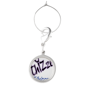 Text Effect Logo Wine Charms