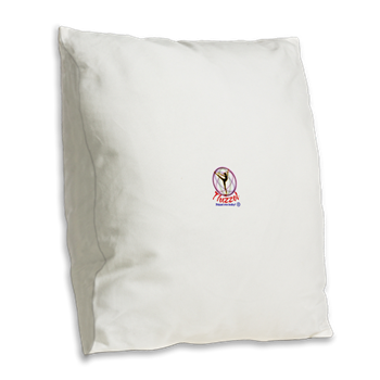 Thizzel Dancing Burlap Throw Pillow