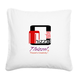 Thizzel Creativity Logo Square Canvas Pillow