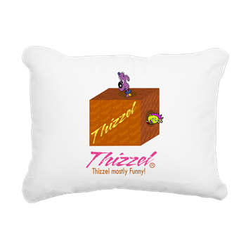 Funny Logo Rectangular Canvas Pillow