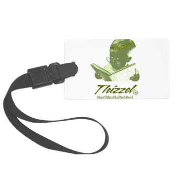 Thizzel Study Logo Luggage Tag