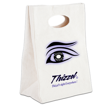 Thizzel Sight Logo Canvas Lunch Tote