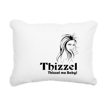 Thizzel Lady Rectangular Canvas Pillow