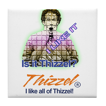 All of Thizzel Logo Tile Coaster