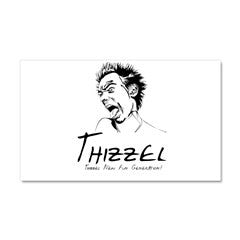 Thizzel Madness Car Magnet 20 x 12