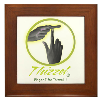 Finger T Logo Framed Tile