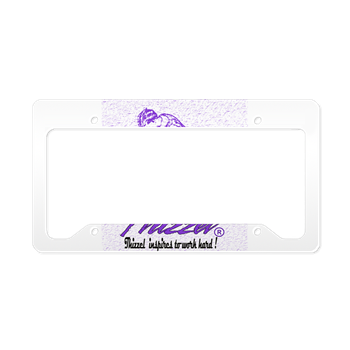 Thizzel Work License Plate Holder