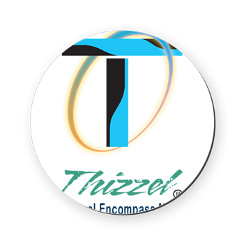 Thizzel Encompass Logo Cork Coaster