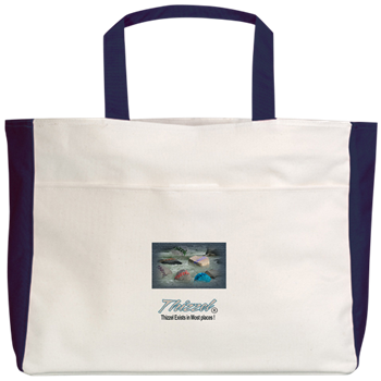 Thizzel Exist Logo Beach Tote