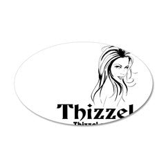Thizzel Lady Wall Decal