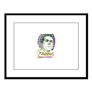 Thizzel is my Spirits Large Framed Print