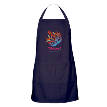 Artistic Leaves Logo Apron (dark)