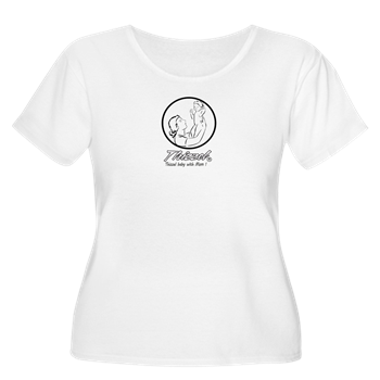 Mom Baby Logo Plus Size T-Shirt