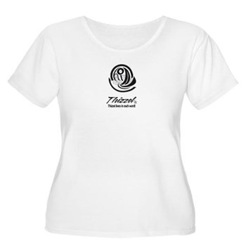 Thizzel Sketch Logo Plus Size T-Shirt
