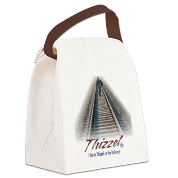 Railway Logo Canvas Lunch Bag