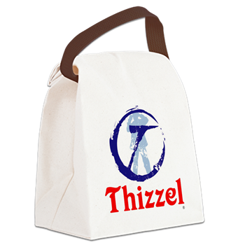 THIZZEL Trademark Canvas Lunch Bag