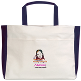 Thizzel Elegant Logo Beach Tote