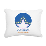 Great Star Logo Rectangular Canvas Pillowv