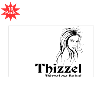 Thizzel Lady Decal