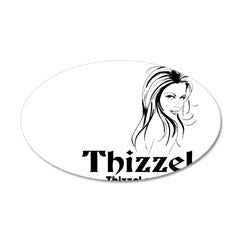 Thizzel Lady Wall Decal