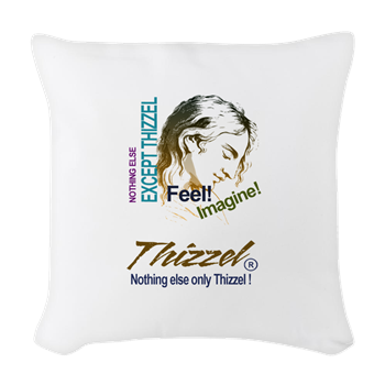 Only Thizzel Logo Woven Throw Pillow
