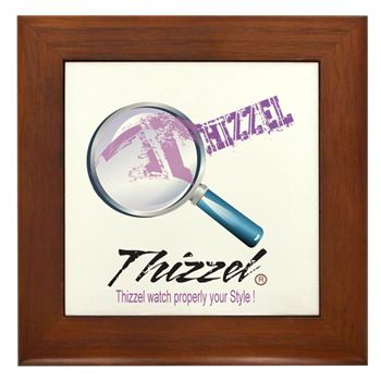 Magnifier Logo Framed Tile