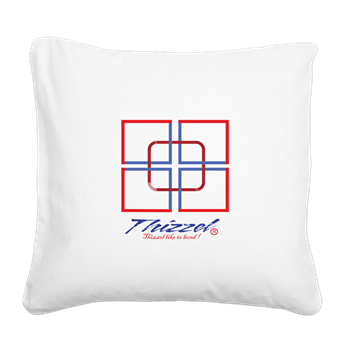 Bond Vector Logo Square Canvas Pillow