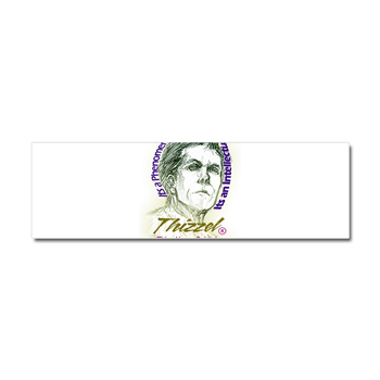 Thizzel is my Spirits Car Magnet 10 x 3