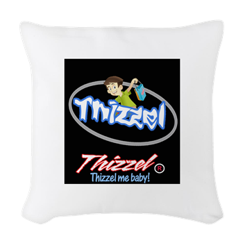 Thizzel Boy Woven Throw Pillow