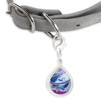 Thizzel Globe Pet Tags