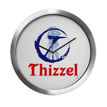 THIZZEL Trademark Modern Wall Clock