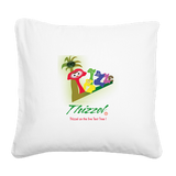 Live Tex Tree Vector Logo Square Canvas Pillow