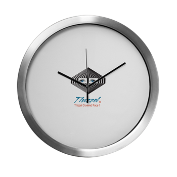 Thizzel Face Logo Modern Wall Clock