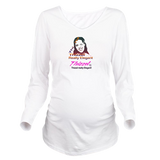 Thizzel Elegant Logo Long Sleeve Maternity T-Shirt