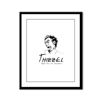 Thizzel Madness Framed Panel Print