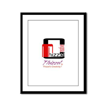 Thizzel Creativity Logo Framed Panel Print