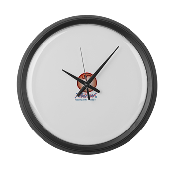 Runner Logo Large Wall Clock