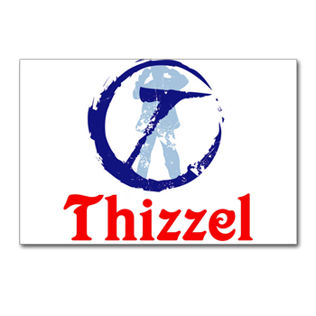 THIZZEL Trademark Postcards (Package of 8)