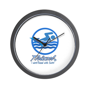 Swimming Logo Wall Clock