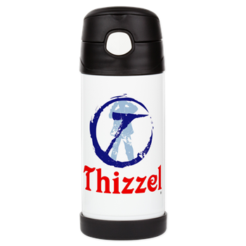 THIZZEL Trademark Insulated Cold Beverage Bottle