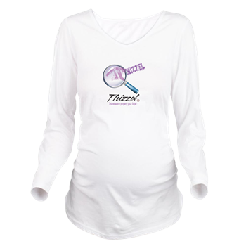 Magnifier Logo Long Sleeve Maternity T-Shirt