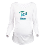 Dew Drops Logo Long Sleeve Maternity T-Shirt