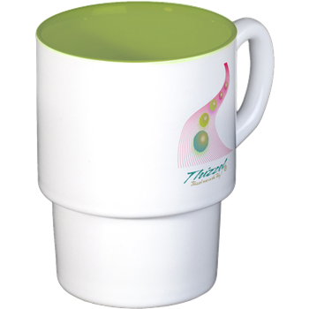 Progressing Vector Logo Coffee Cups