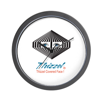 Thizzel Face Logo Wall Clock