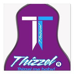 Thizzel Bell Square Car Magnet 3" x 3"